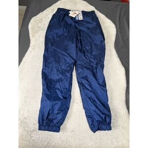VTG Speedo‎ Mens Blue Joggers Nylon Lined Water Resistant Size XL